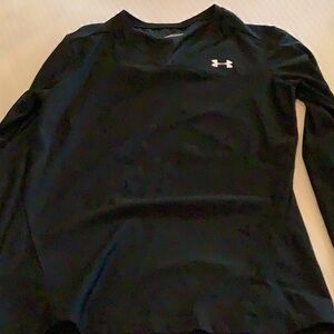 Under Armour Black HeatGear V-Neck Tee